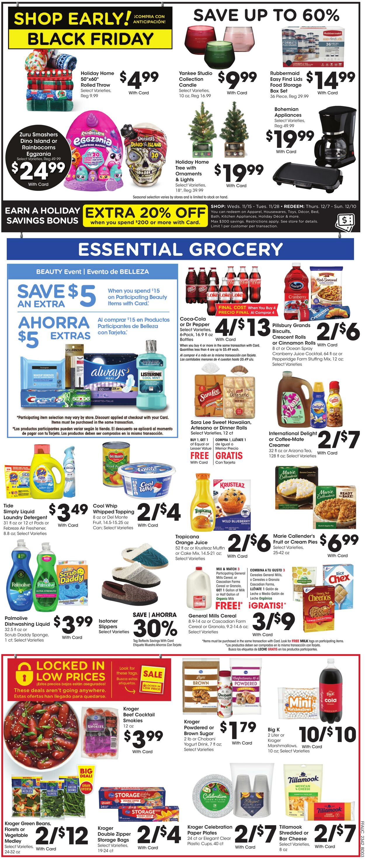 Weekly ad Fry's 11/15/2023 - 11/23/2023