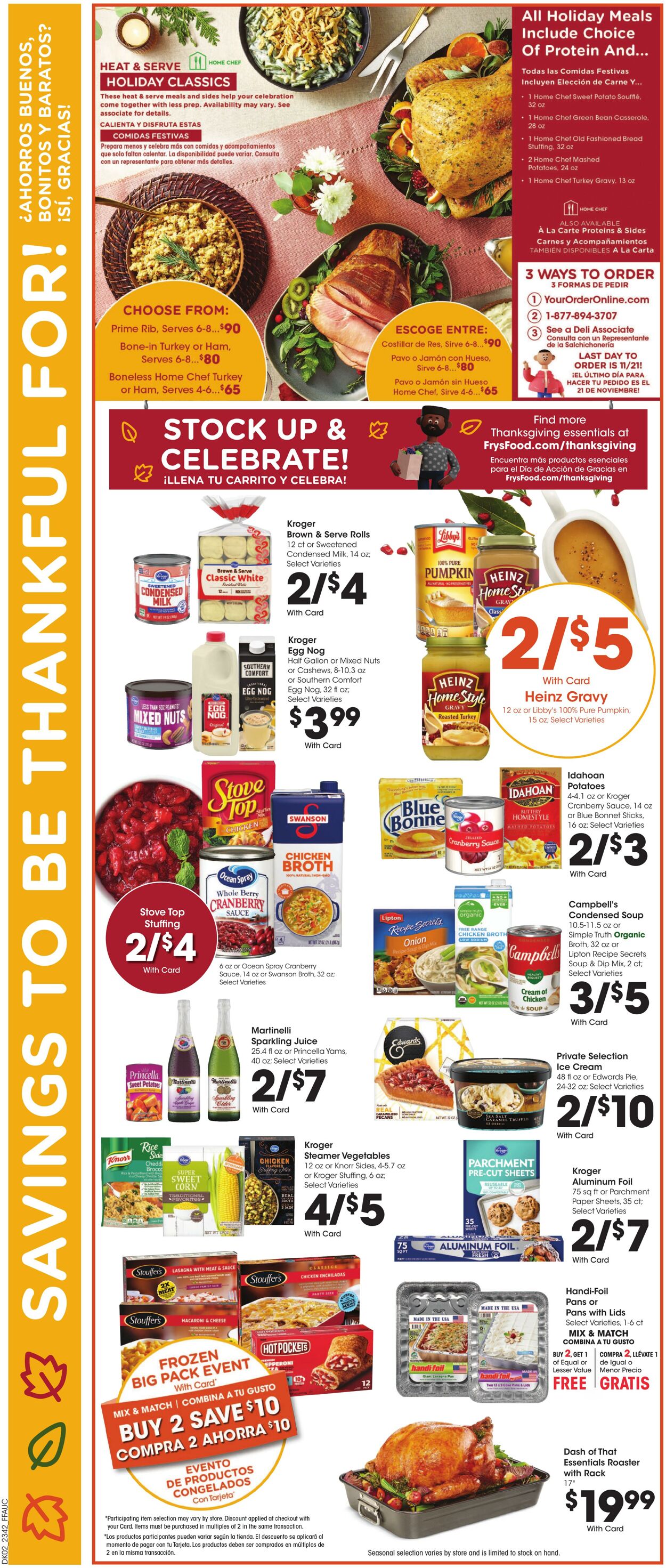 Weekly ad Fry's 11/15/2023 - 11/23/2023