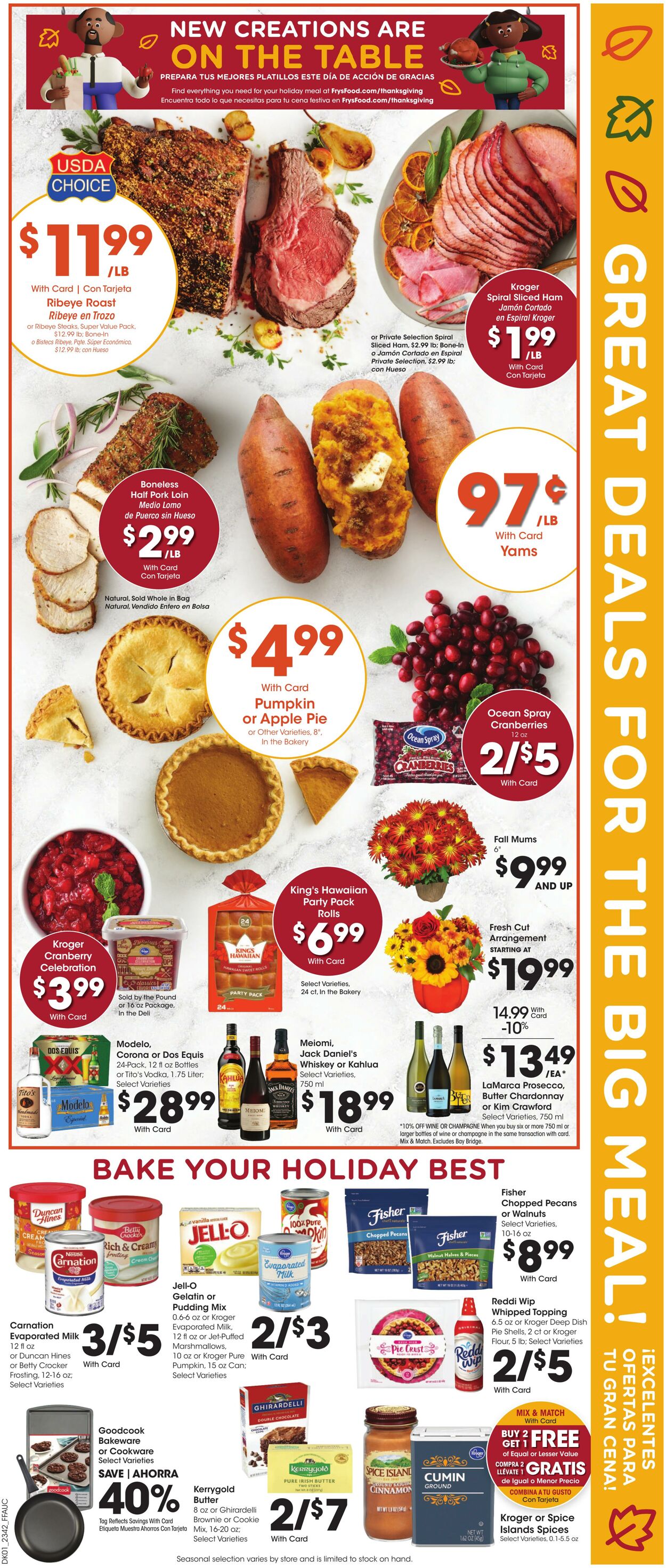 Weekly ad Fry's 11/15/2023 - 11/23/2023