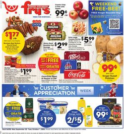 Weekly ad Fry's 10/16/2024 - 10/22/2024