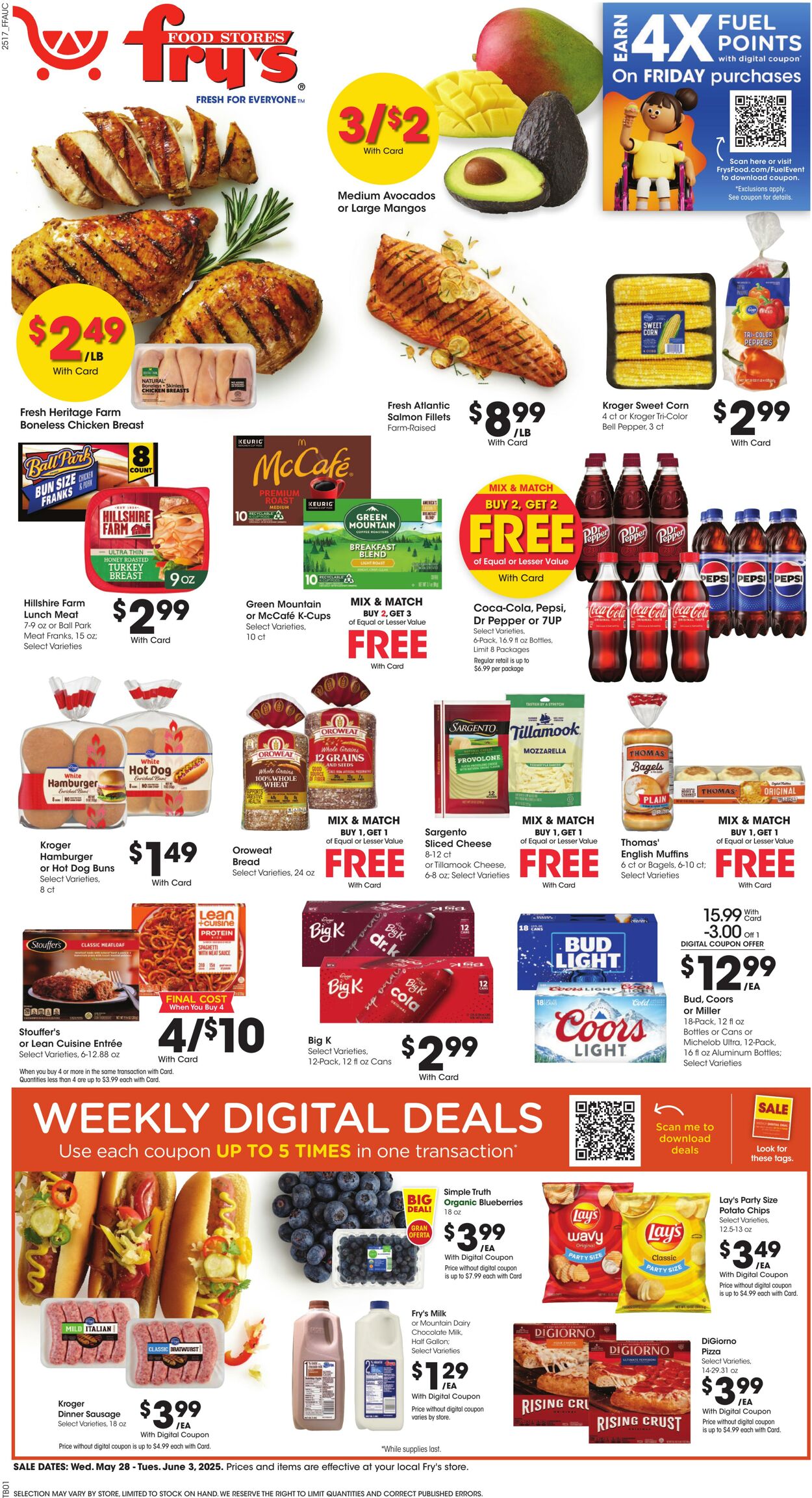 Weekly ad Fry's 05/28/2025 - 06/03/2025