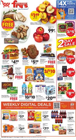 Weekly ad Fry's 08/13/2025 - 08/19/2025