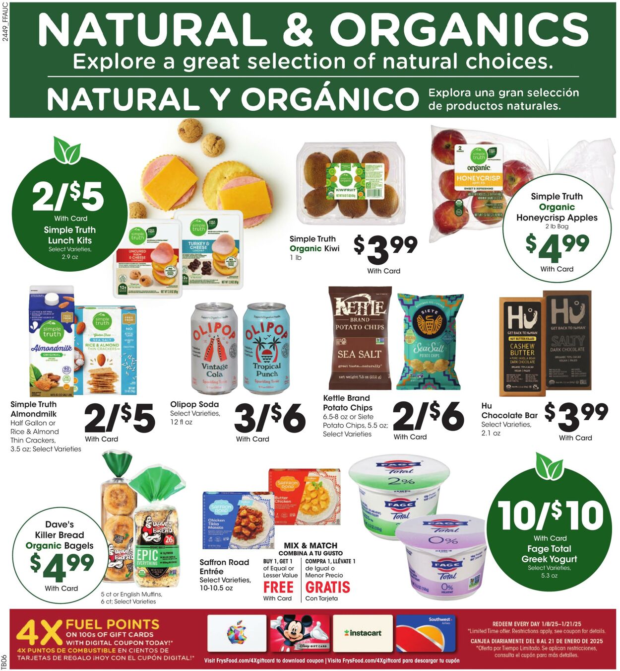 Weekly ad Fry's 01/08/2025 - 01/14/2025