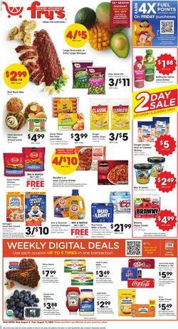 Weekly ad Fry's 08/06/2025 - 08/12/2025