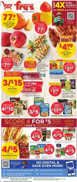 Weekly ad Fry's 02/22/2023 - 02/28/2023