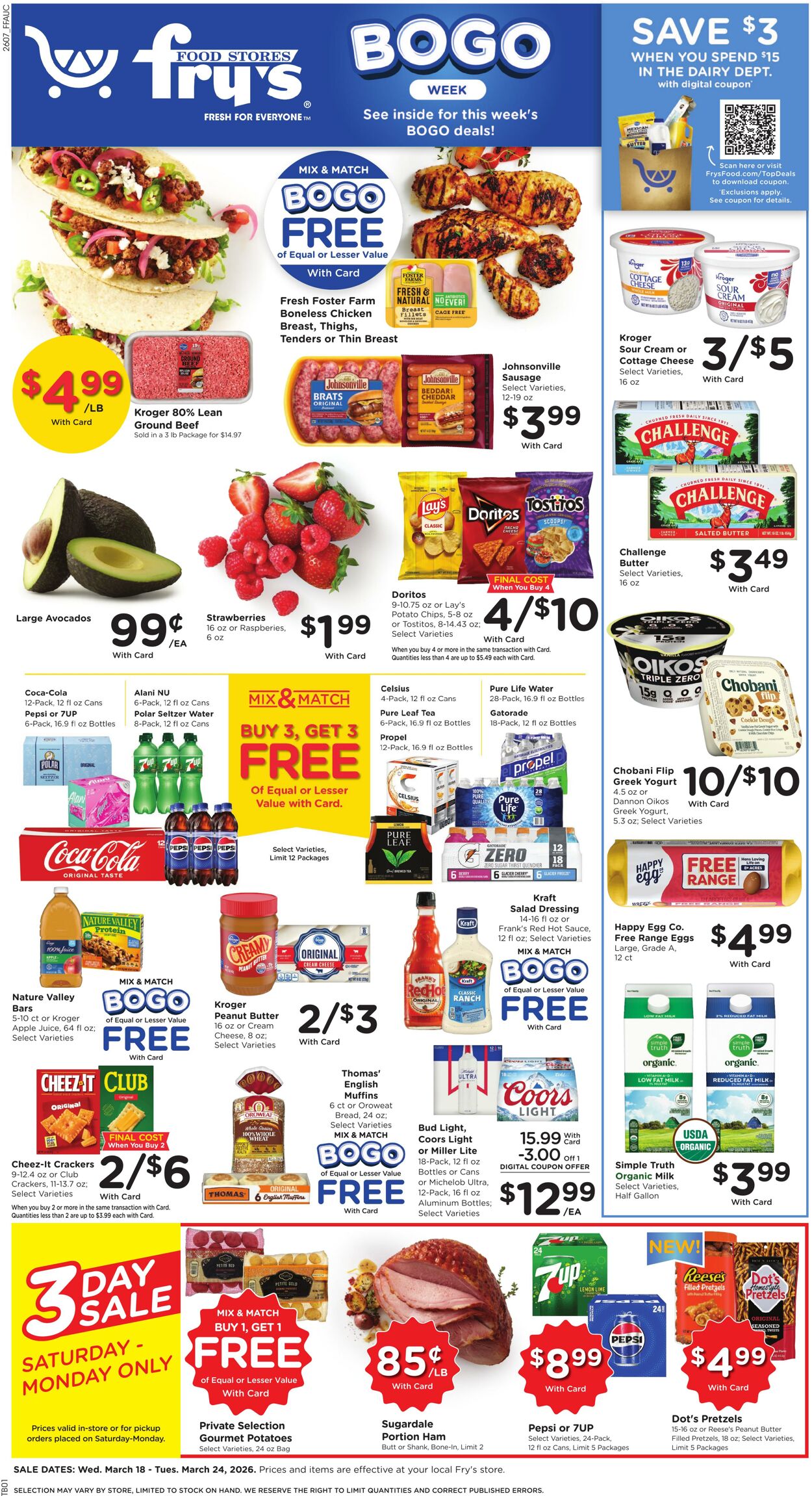 Weekly ad Fry's 03/18/2026 - 03/24/2026
