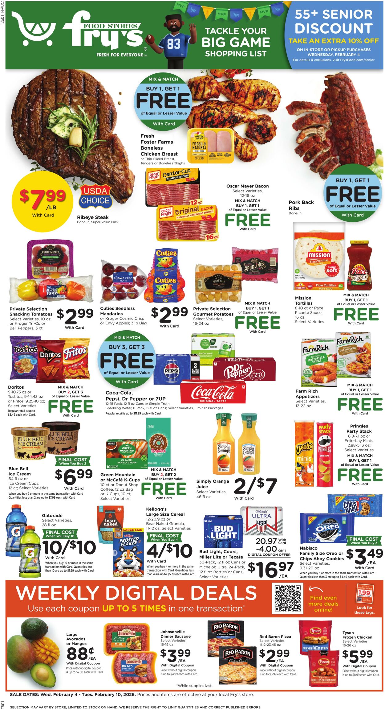 Weekly ad Fry's 02/04/2026 - 02/10/2026
