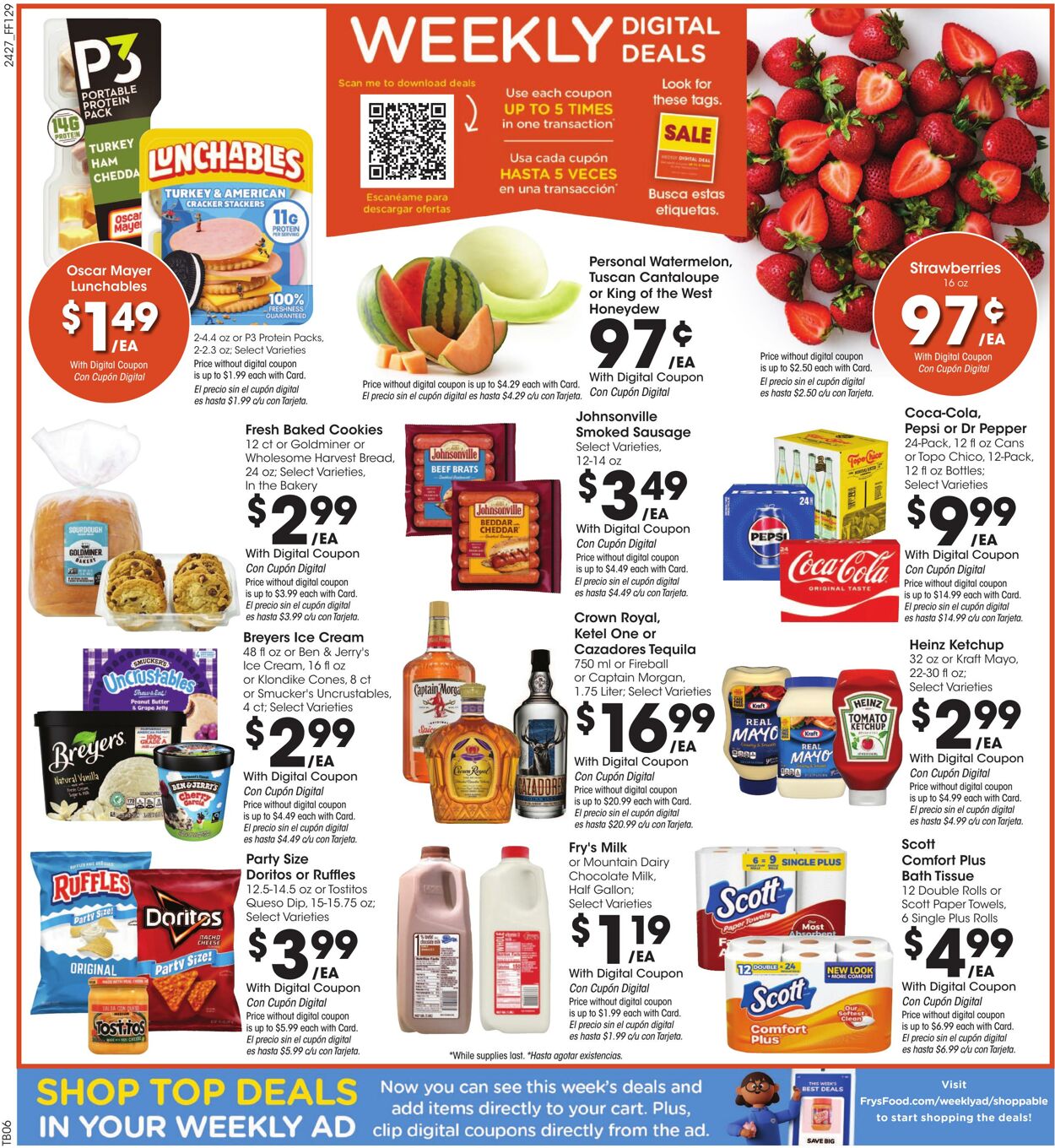 Weekly ad Fry's 08/07/2024 - 08/13/2024