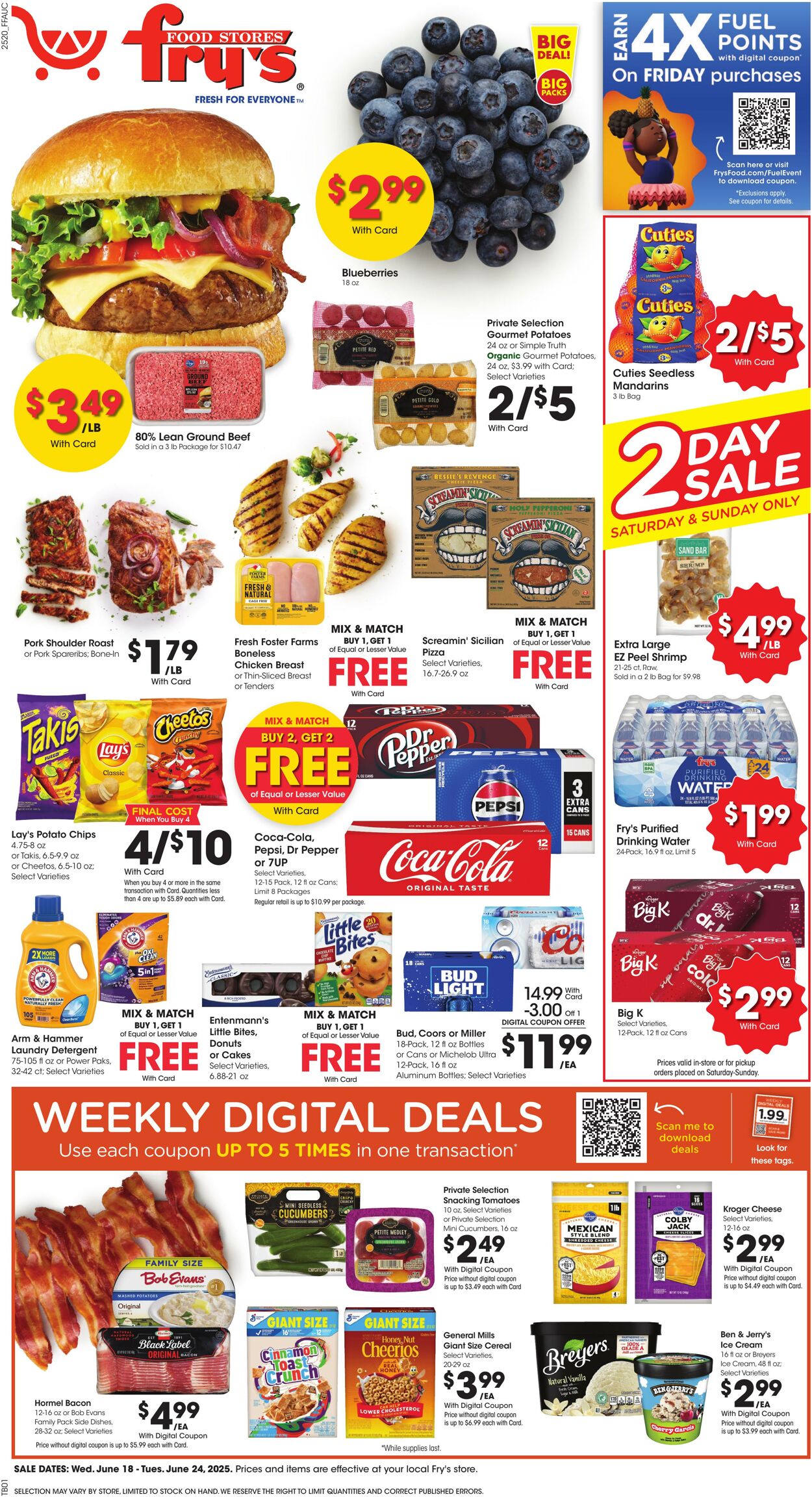 Weekly ad Fry's 06/18/2025 - 06/24/2025