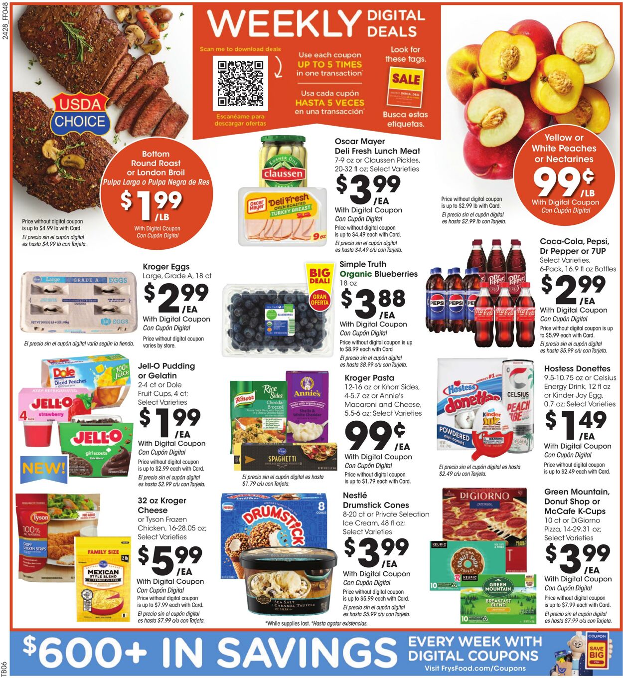 Weekly ad Fry's 08/14/2024 - 08/20/2024