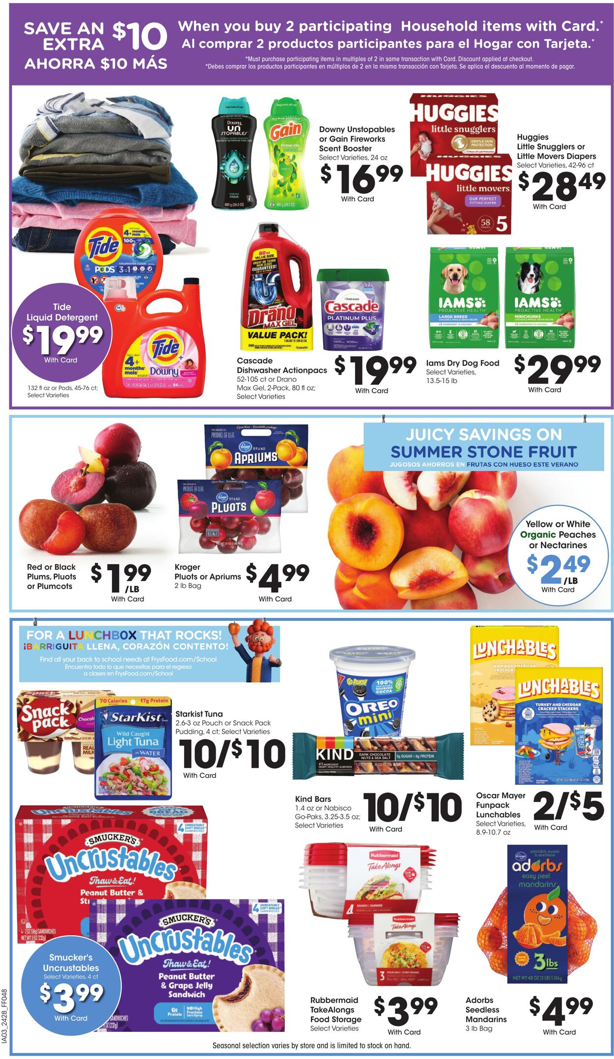 Weekly ad Fry's 08/14/2024 - 08/20/2024