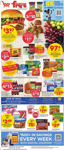 Weekly ad Fry's 07/17/2024 - 07/23/2024