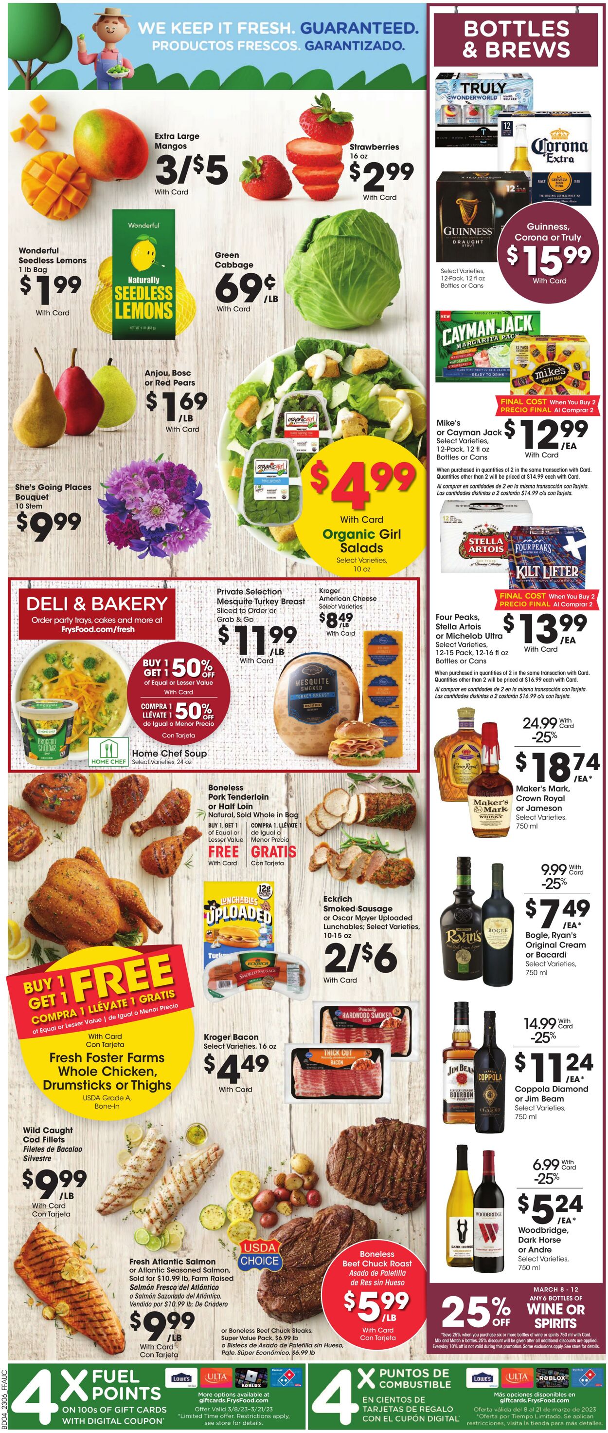 Weekly ad Fry's 03/08/2023 - 03/14/2023