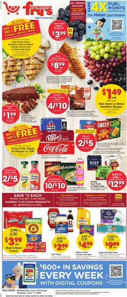 Weekly ad Fry's 06/05/2024 - 06/11/2024