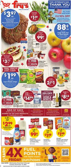 Weekly ad Fry's 11/08/2023 - 11/14/2023