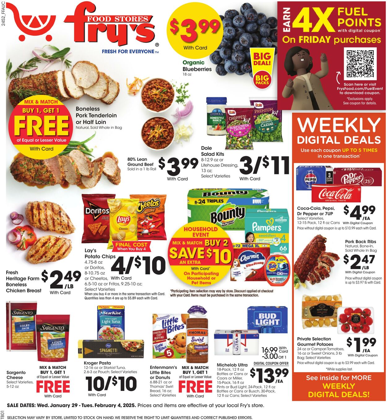 Weekly ad Fry's 01/29/2025 - 02/04/2025