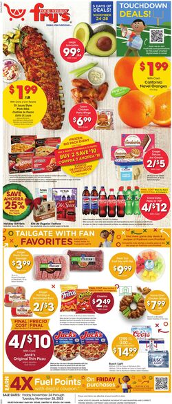 Weekly ad Fry's 11/24/2023 - 11/28/2023