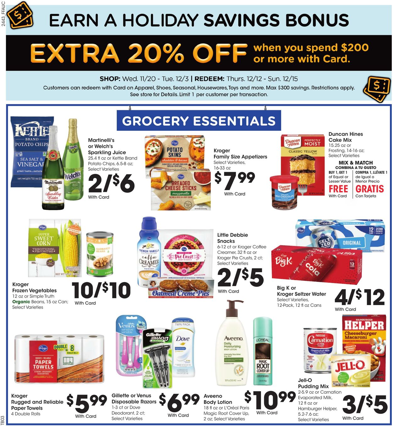 Weekly ad Fry's 11/29/2024 - 12/03/2024