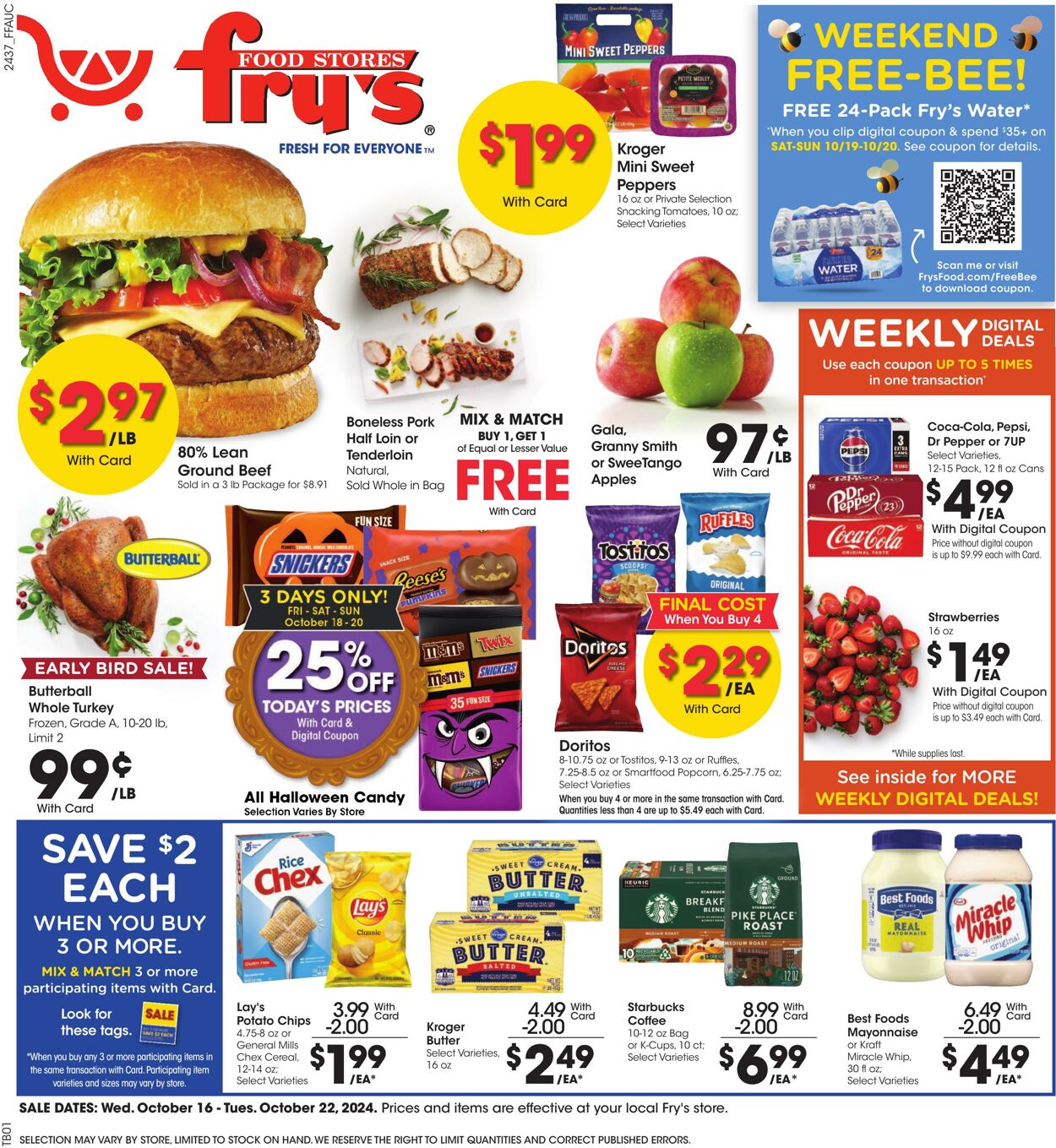 Weekly ad Fry's 10/16/2024 - 10/22/2024