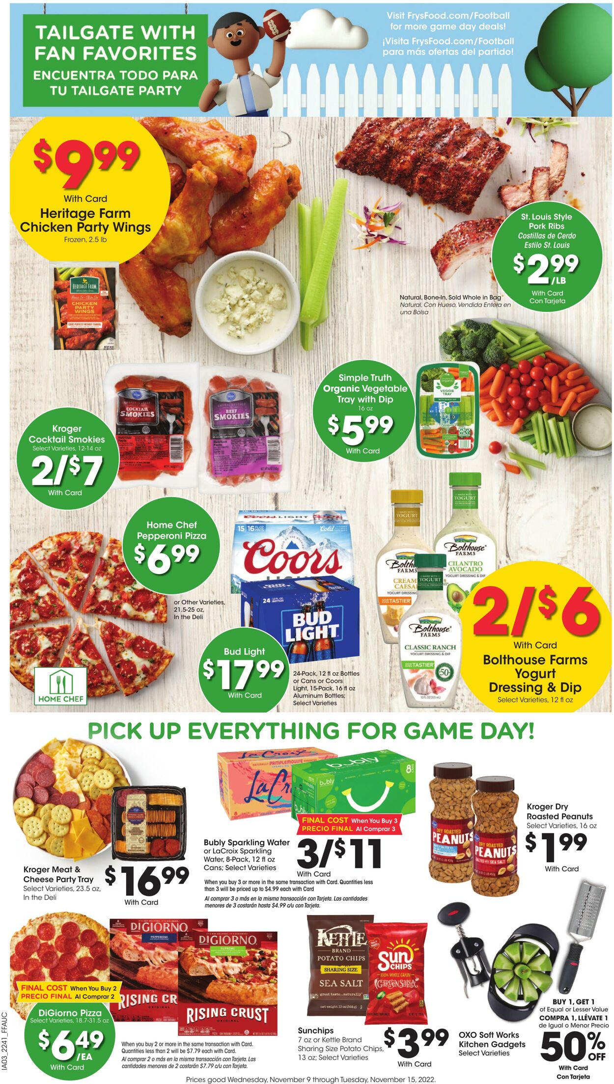 Weekly ad Fry's 11/09/2022 - 11/15/2022