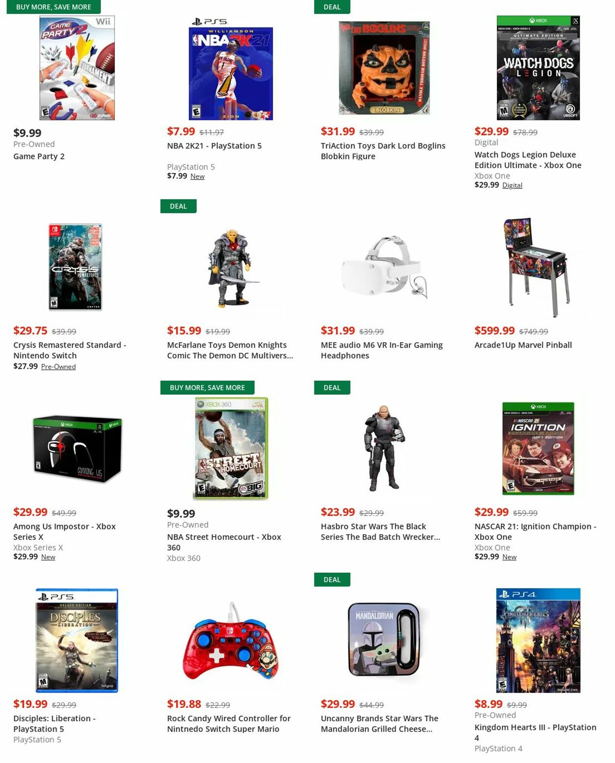 Weekly ad GameStop 07/18/2022 - 07/27/2022