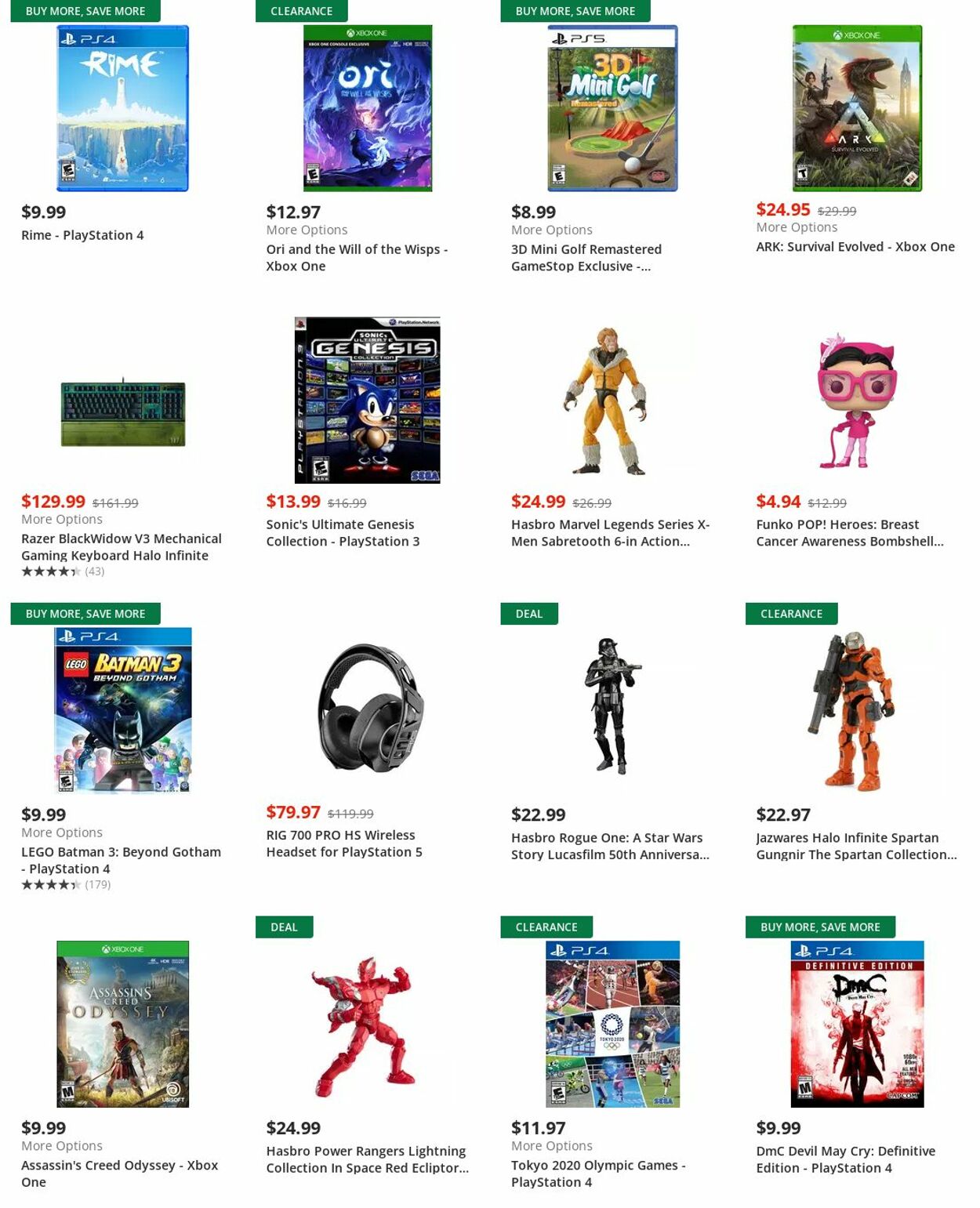 Weekly ad GameStop 07/25/2022 - 08/03/2022