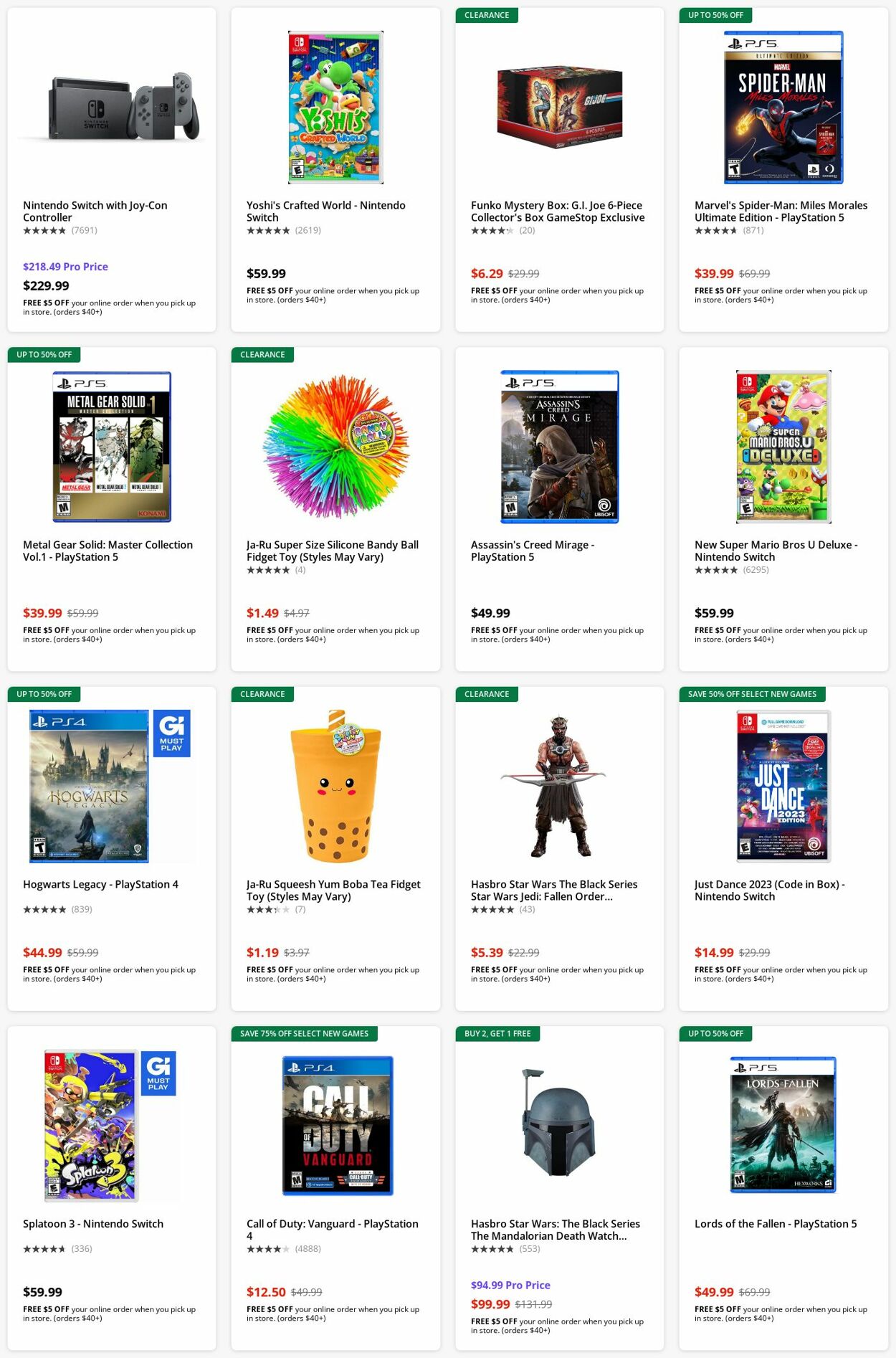 Weekly ad GameStop 11/27/2023 - 12/06/2023