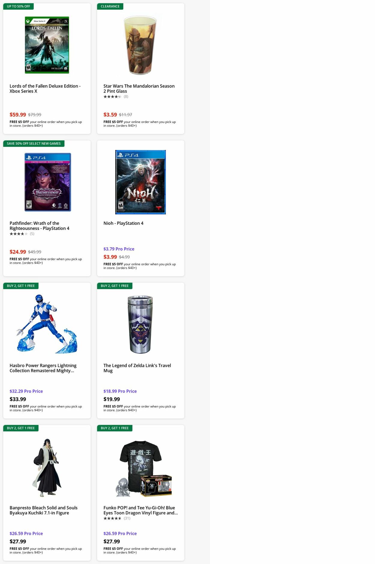 Weekly ad GameStop 11/27/2023 - 12/06/2023