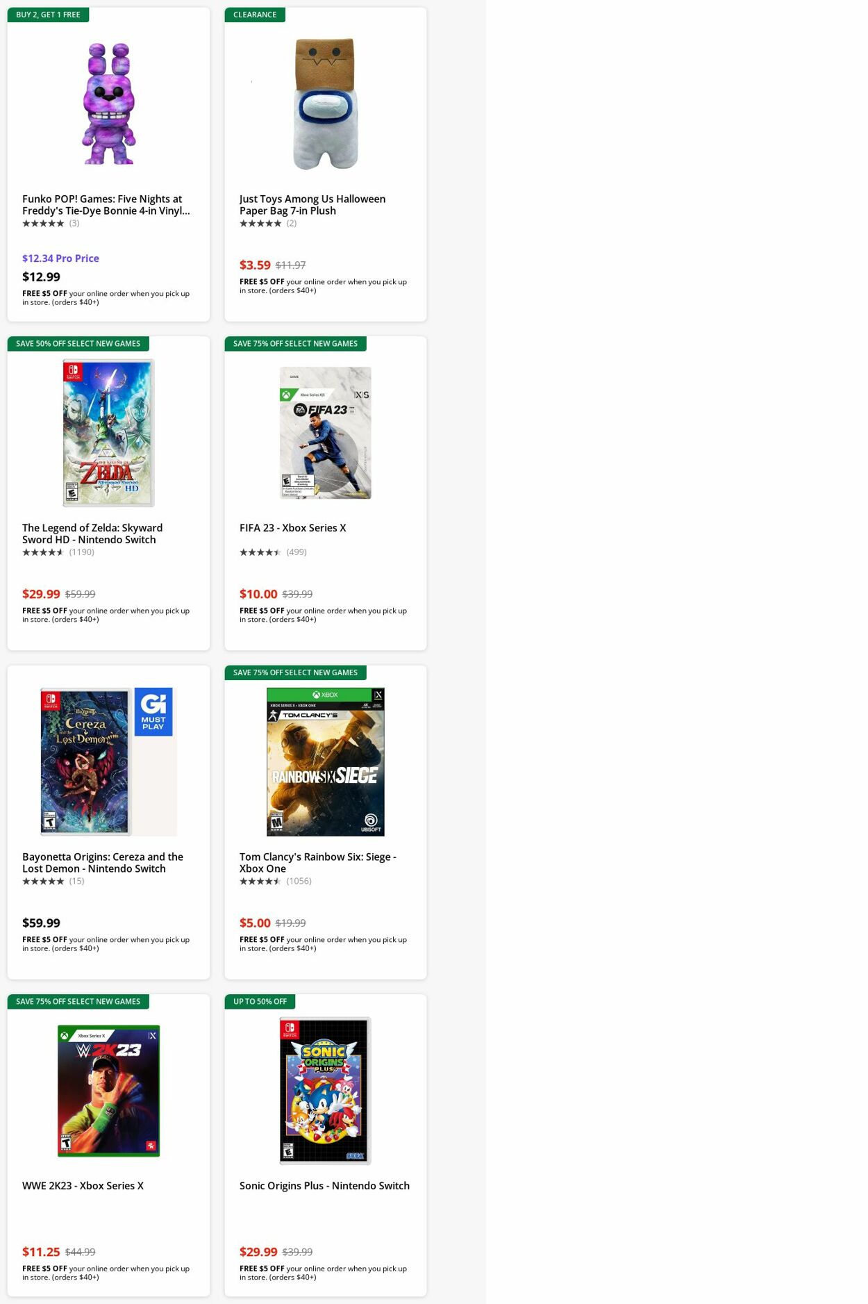 Weekly ad GameStop 11/27/2023 - 12/06/2023