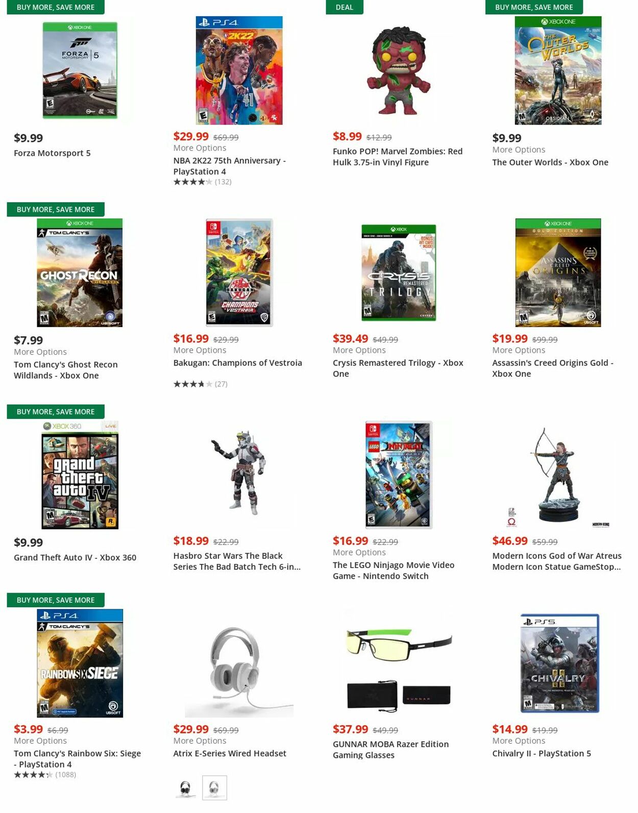 Weekly ad GameStop 08/29/2022 - 09/07/2022