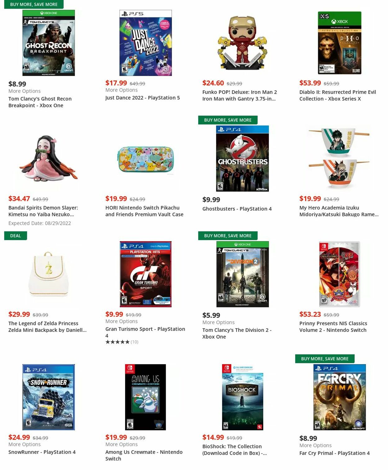 Weekly ad GameStop 08/09/2022 - 08/18/2022