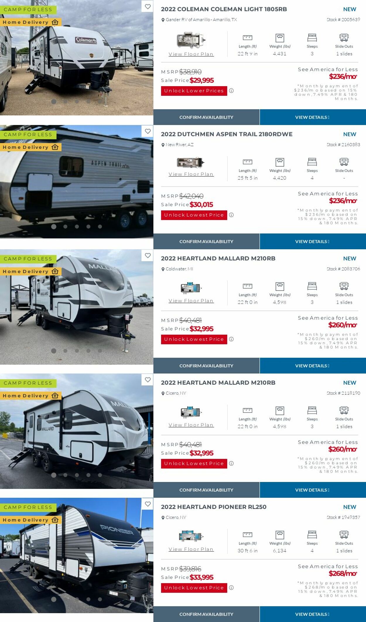 Weekly ad Gander RV 08/01/2022 - 08/31/2022