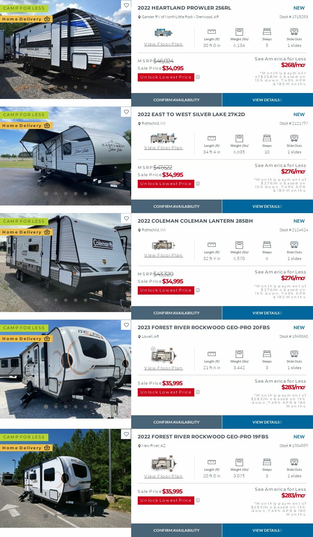 Weekly ad Gander RV 08/01/2022 - 08/31/2022