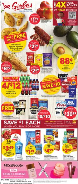 Weekly ad Gerbes Supermarkets 01/18/2023 - 01/24/2023