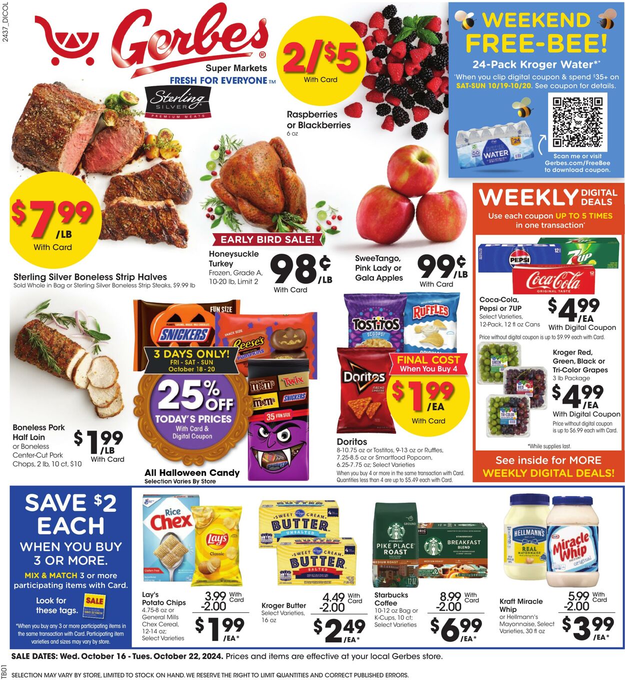 Weekly ad Gerbes Supermarkets 10/16/2024 - 10/22/2024