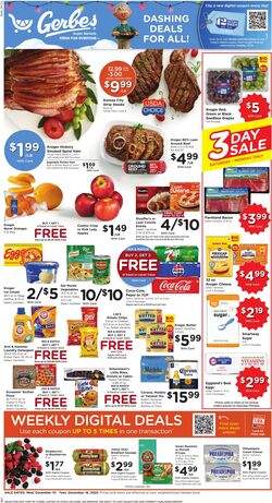 Weekly ad Gerbes Supermarkets 12/10/2025 - 12/16/2025