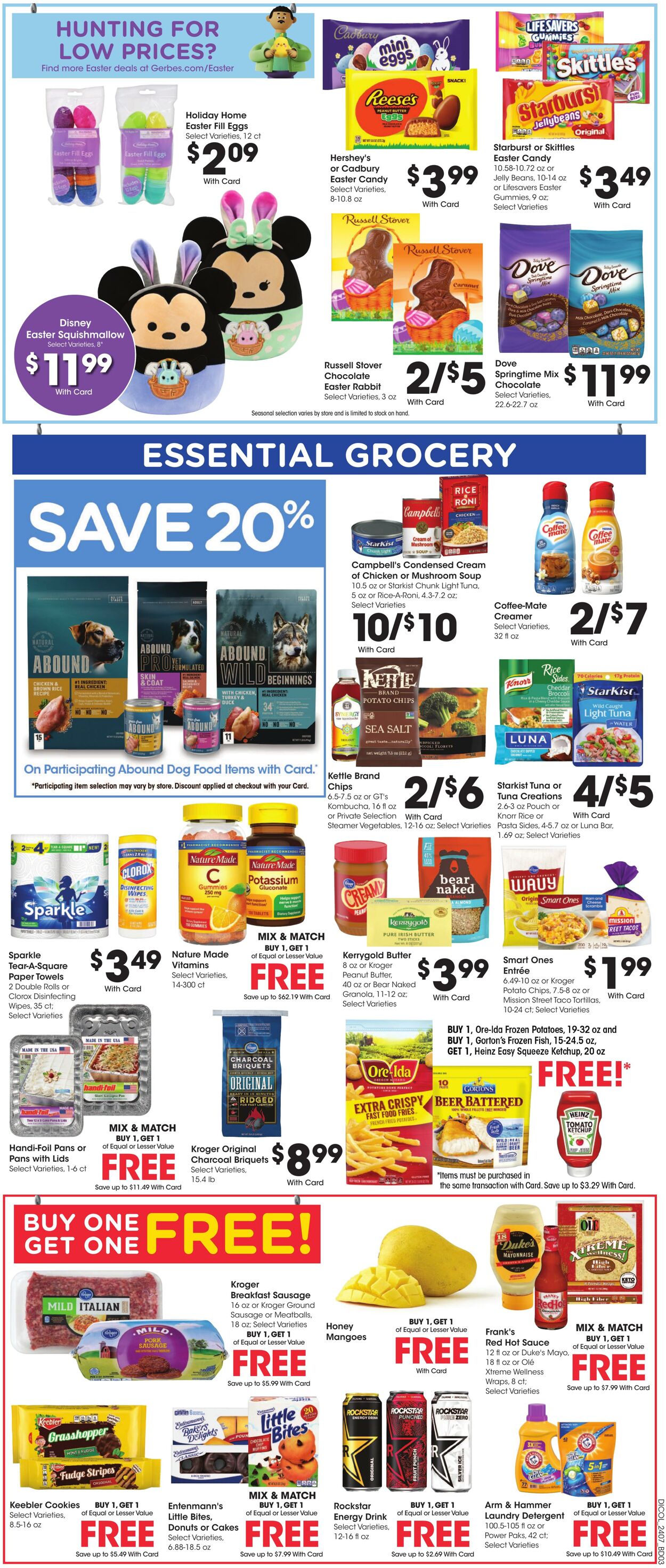 Weekly ad Gerbes Supermarkets 03/20/2024 - 03/26/2024