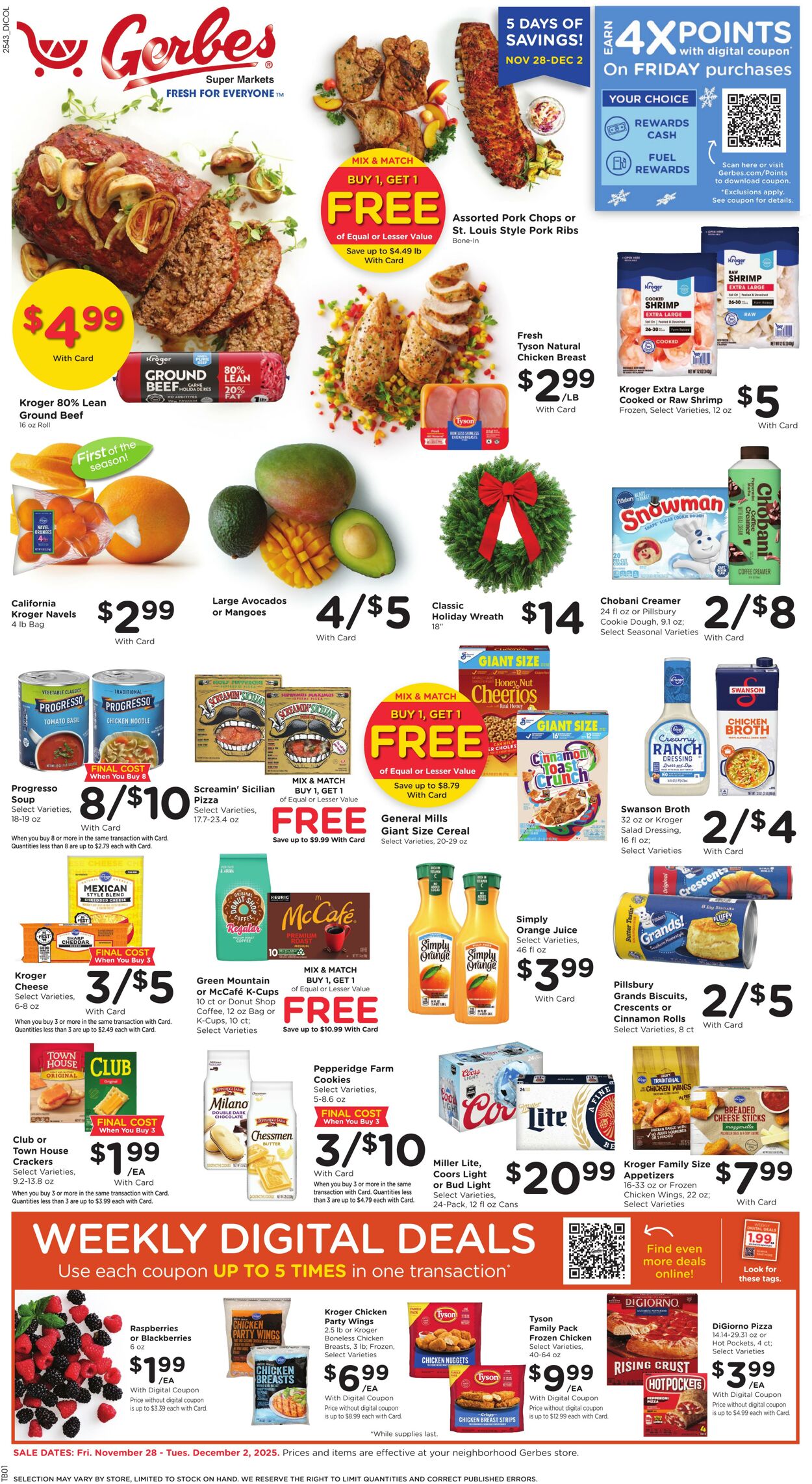 Weekly ad Gerbes Supermarkets 11/28/2025 - 12/02/2025