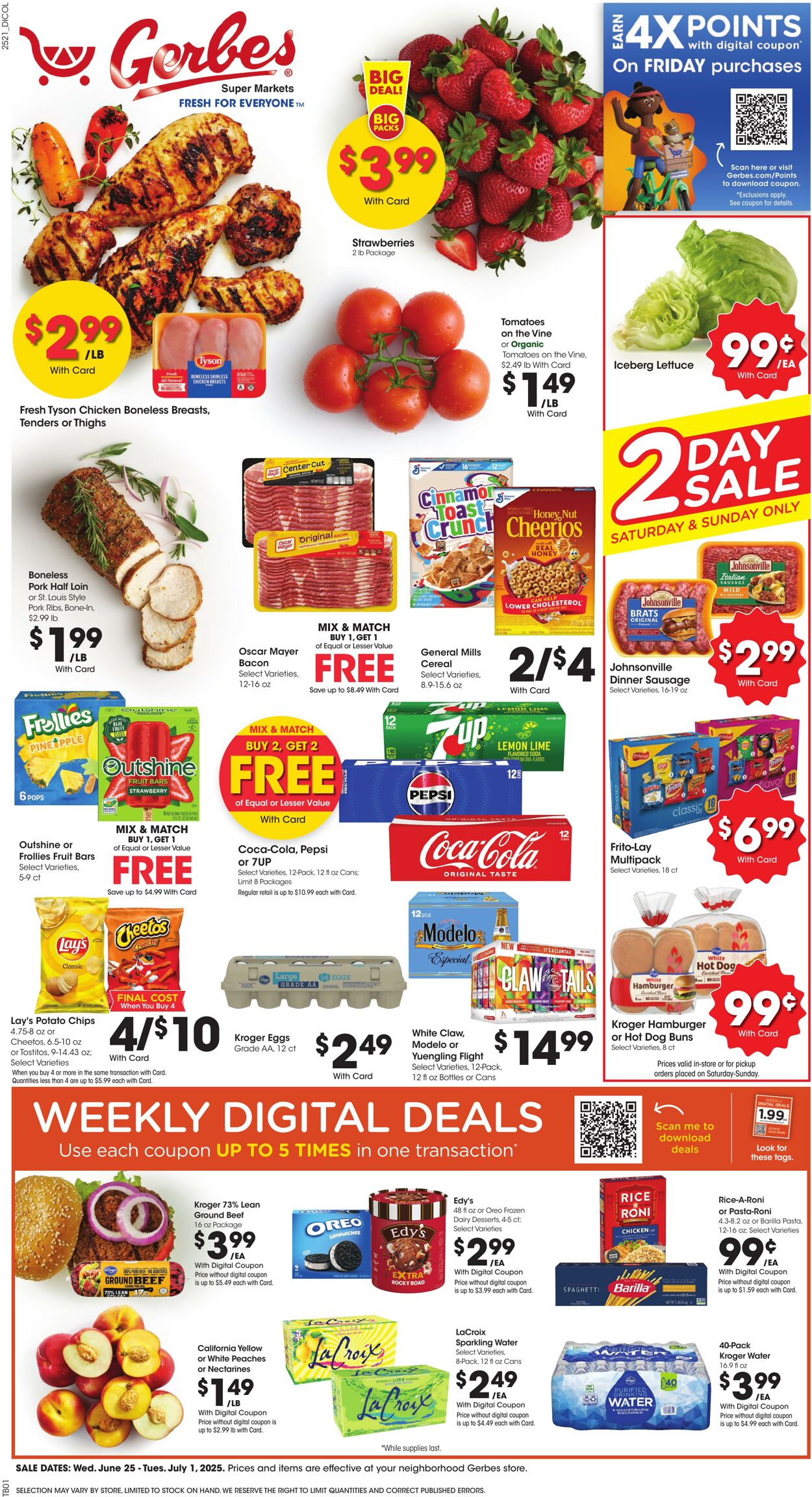 Weekly ad Gerbes Supermarkets 06/25/2025 - 07/01/2025