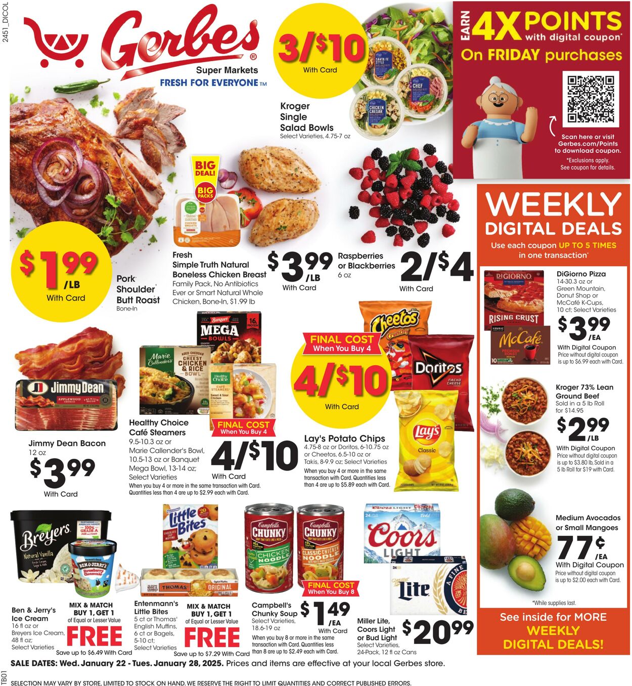 Weekly ad Gerbes Supermarkets 01/22/2025 - 01/28/2025