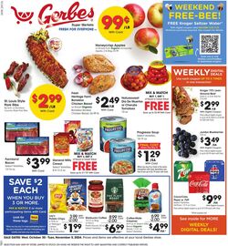 Weekly ad Gerbes Supermarkets 10/30/2024 - 11/05/2024