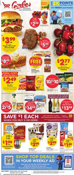 Weekly ad Gerbes Supermarkets 07/10/2024 - 07/16/2024