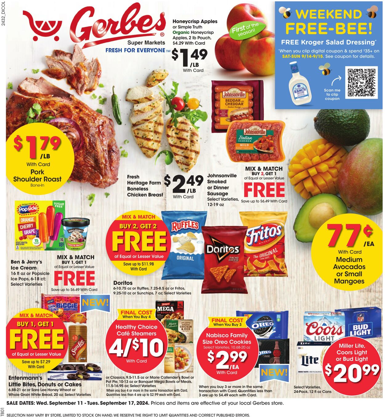 Weekly ad Gerbes Supermarkets 09/11/2024 - 09/17/2024