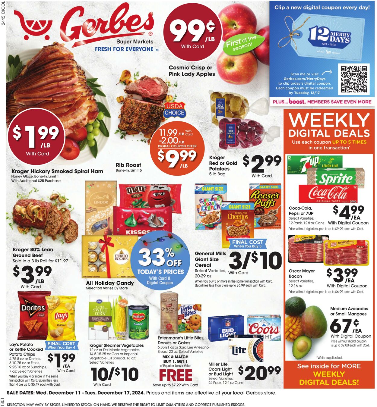 Weekly ad Gerbes Supermarkets 12/11/2024 - 12/17/2024