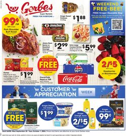 Weekly ad Gerbes Supermarkets 09/28/2022 - 10/04/2022