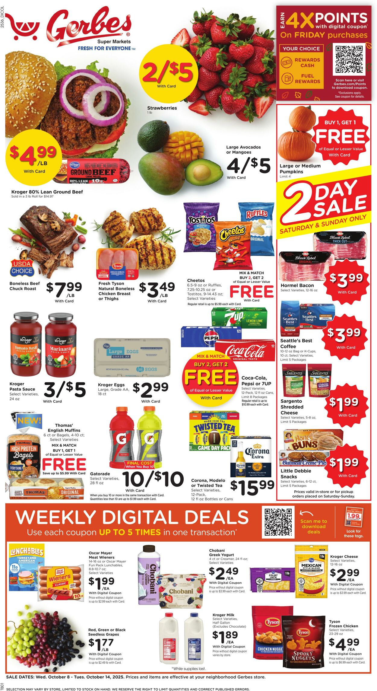 Weekly ad Gerbes Supermarkets 10/08/2025 - 10/14/2025