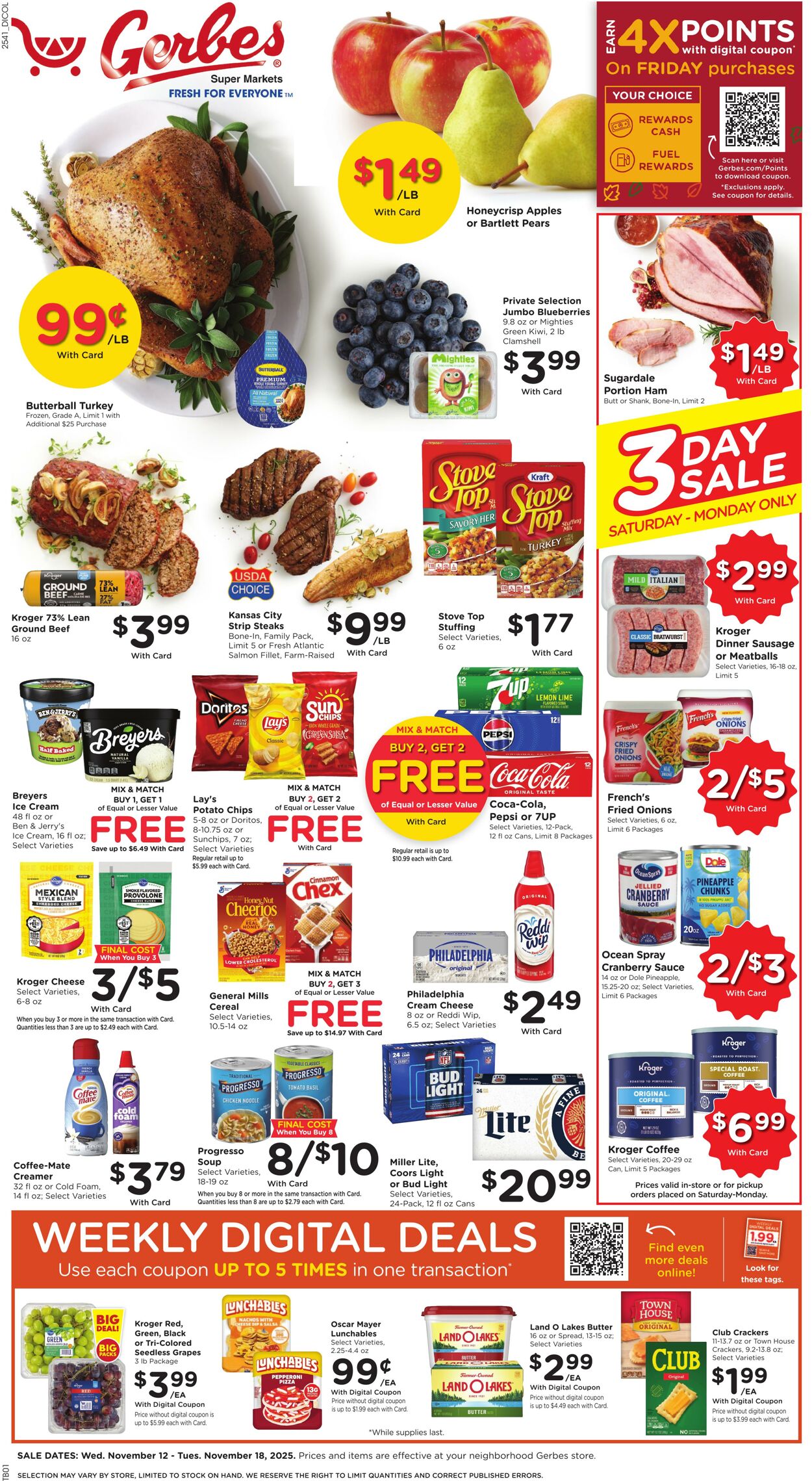 Weekly ad Gerbes Supermarkets 11/12/2025 - 11/18/2025