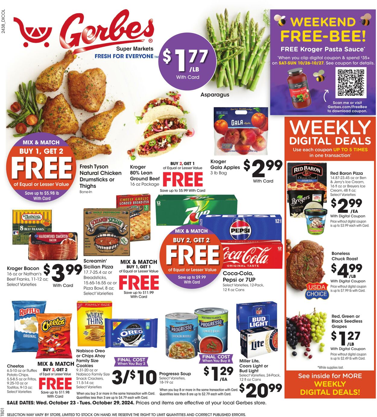 Weekly ad Gerbes Supermarkets 10/23/2024 - 10/29/2024