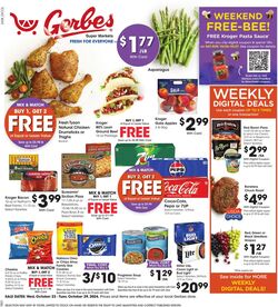 Weekly ad Gerbes Supermarkets 10/09/2024 - 10/15/2024