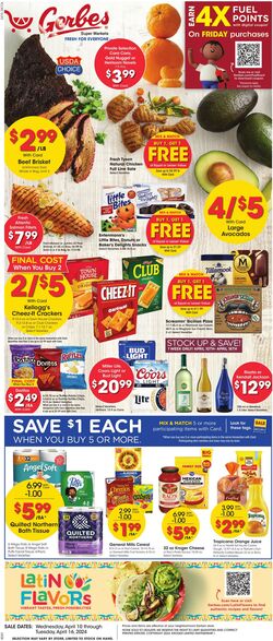 Weekly ad Gerbes Supermarkets 05/01/2024 - 05/07/2024